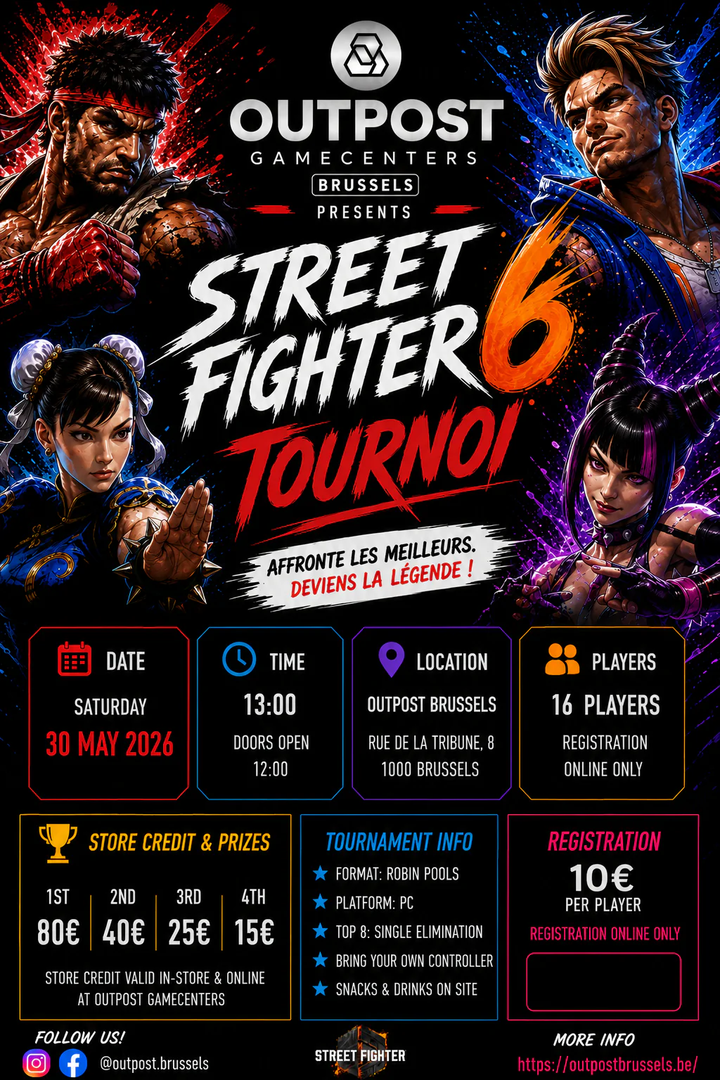 TOURNOI - Outpost Brussels